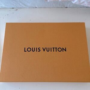Louis Vuitton large shirt gift box and #12 book 16x12x2 3/4
